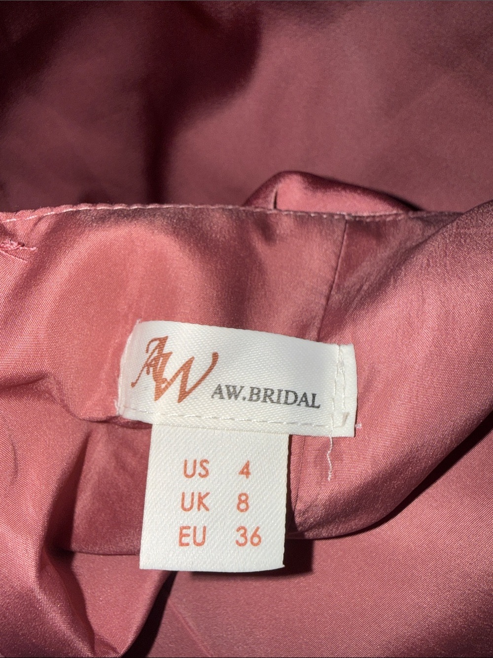 Silky Halter Slip Dress in Rosewood - Picture 6 of 6
